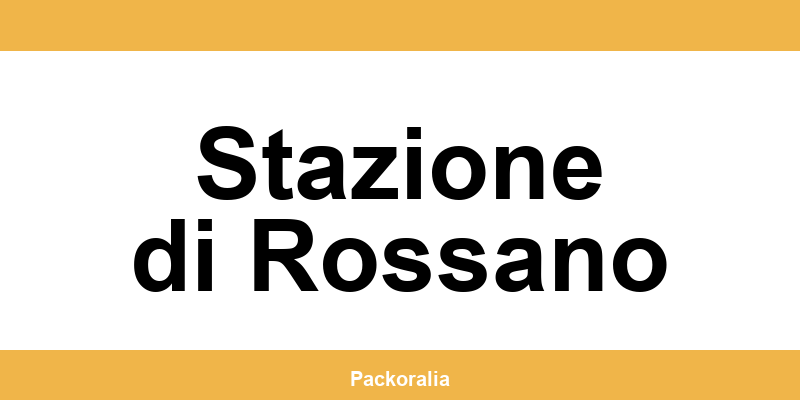 Numero di telefono del centro UPS a Stazione di Rossano